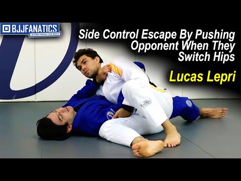 Side Control Escape By Pushing Opponent When They Switch Hips by Lucas Lepri