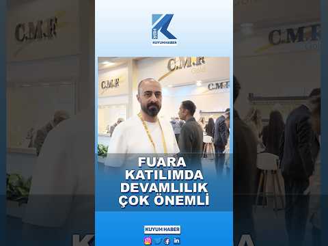 CMF Gold Firma Sahibi Cem Efe İstanbul Jewelry Show'u değerlendirdi.
