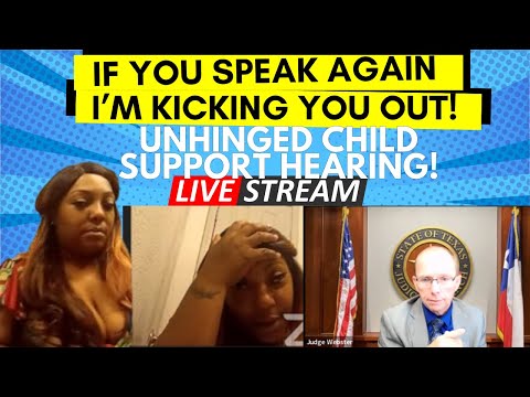 UNHINGED Child Support Court Case - Judge Webster TAKES CONTROL - LIVE with KCC
