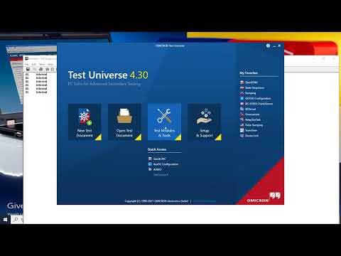 How to take the log file from OMICRON CMC test sets