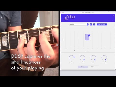 Amazing FREE Magenta DDSP In-Action - Guitar Test (no talk, just subtitles)