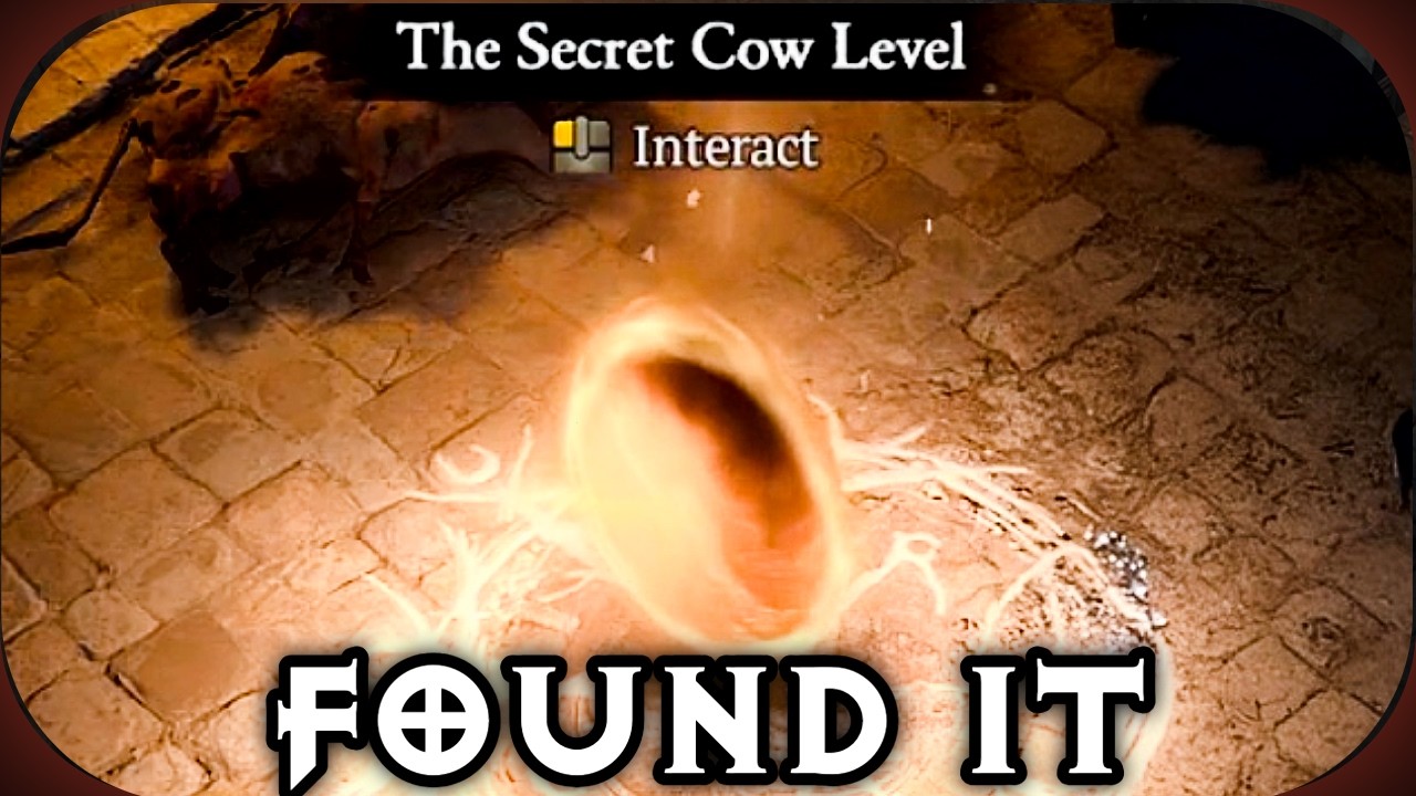I FOUND Diablo 4&rsquo;s Secret Cow Level (Full Guide) - YouTube