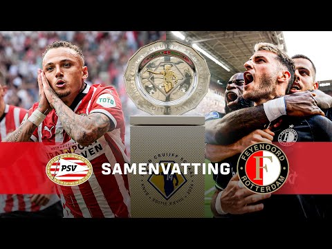 🤯 KRANKZINNIG DUEL: ACHT GOALS bij PSV - FEYENOORD! 🔥 | Samenvatting Johan Cruijff Schaal 2024 🏆