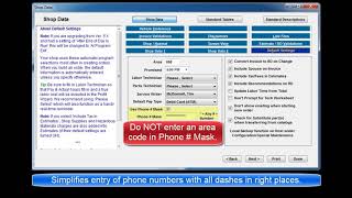 ShopKey SE Shop Data - Default Settings