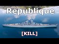World Of WarShips République 6 Kills 356K Damage