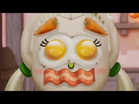 Making a Mii for Breakfast on Miitopia Switch - Timelapse