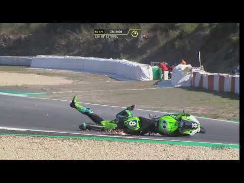 12H of Estoril 2020 - Crashes for Bolliger Switzerland