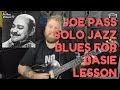 Joe Pass Guitar Lesson - Blues For Basie - Using CAGED Positions For Solo Jazz Guitar