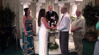 John and Jamie Las Vegas Traditional wedding ceremony at A Las Vegas Wedding Chapel on 07 04 13