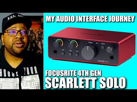 FOCUSRITE SCARLETT SOLO STUDIO (4th Gen) USB Audio Interface, Mic, Headphones, Cable and Software image 8