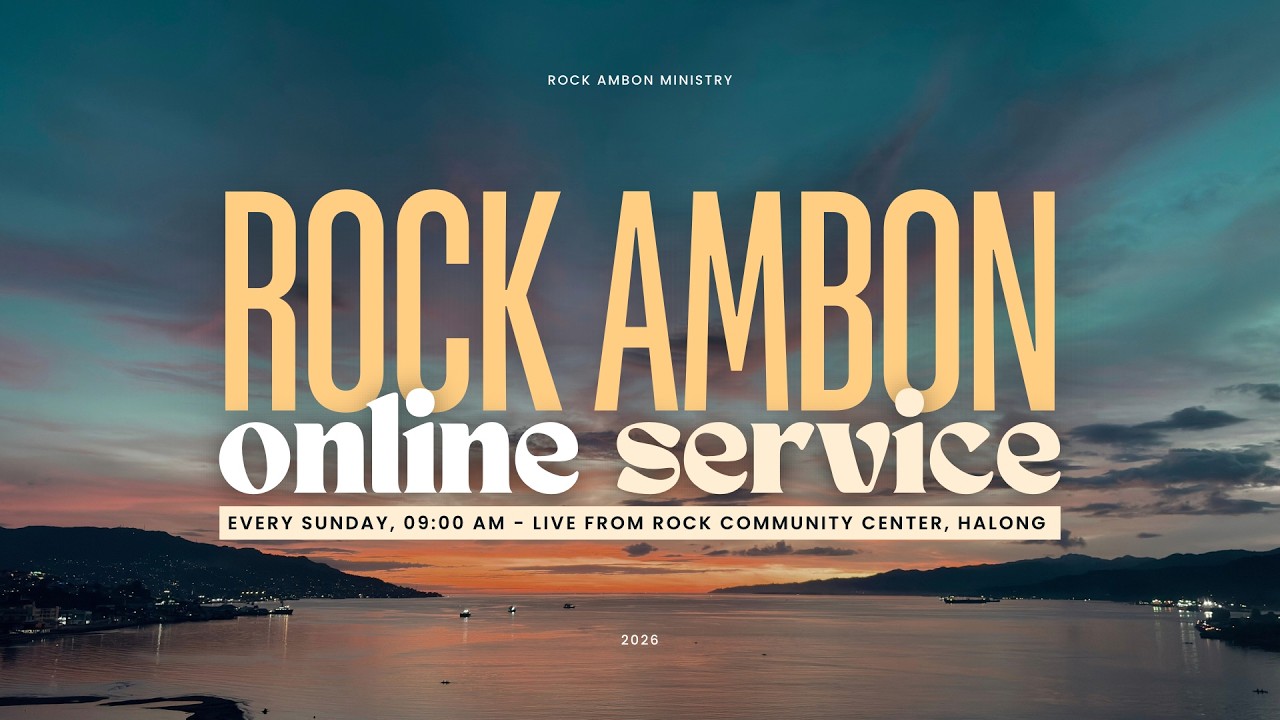 Ibadah Online ROCK Ambon - Pdt. Chris Manusama - Minggu, 19 April 2026, RCC, Halong