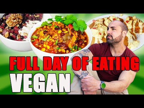 Full Day Of Eating Vegan & High Protein mit 2000 Kcal | 4 einfache & schnelle Protein Mahlzeiten