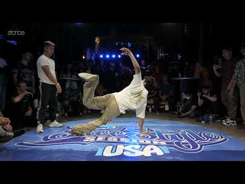 JFunky vs Valencio [top 16 bboy] // FREESTYLE SESSION USA 1v1 - 2021 // stance
