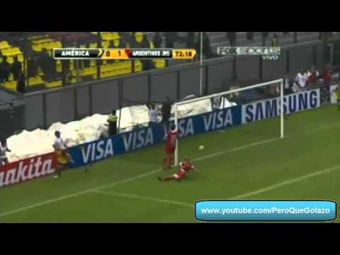 America vs Argentinos Juniors 2-1 Copa Libertadores 2011 06/04/2011