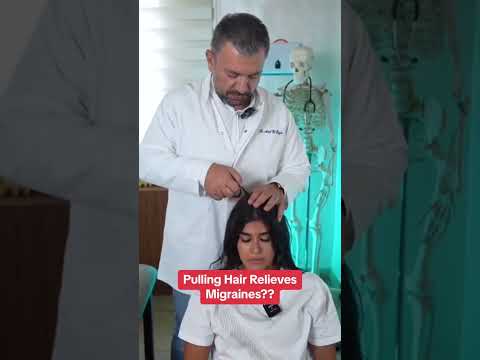 Can pulling your hair relieve Migraines? #chiropractictips #migraine
