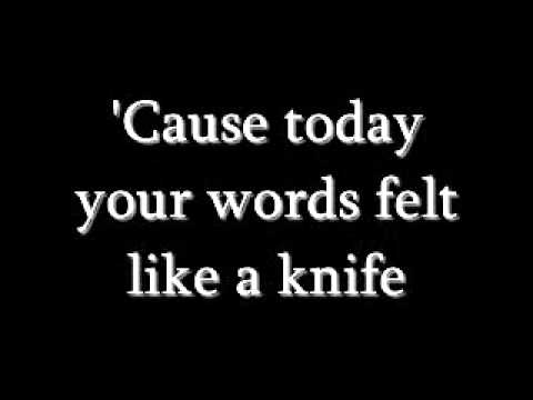 Secondhand Serenade - Like A Knife lyrics