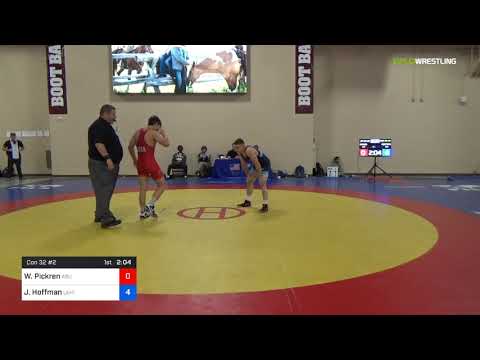 2018 Marine Corps US Open/UWW Junior Freestyle 65 Con 32 #2 - William Pickren (ASU) Vs. Jimmy Hoff