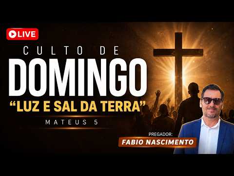 CULTO AO VIVO | Domingo| 26/07/2026