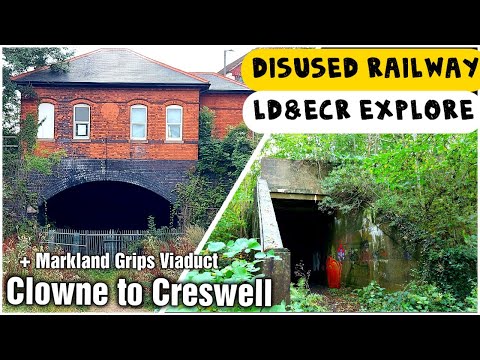Disused Railway Explore - LD&ECR Beighton Branch  Clowne to Creswell Walk + abandoned viaduct