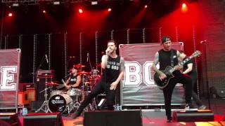 Behind Crimson Eyes, Brisbane Riverstage 21 January 17 -  first song