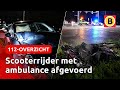 17-jarige JONGEN op SCOOTER met volle vaart AANGEREDEN DOOR AUTO | 112-nieuws
