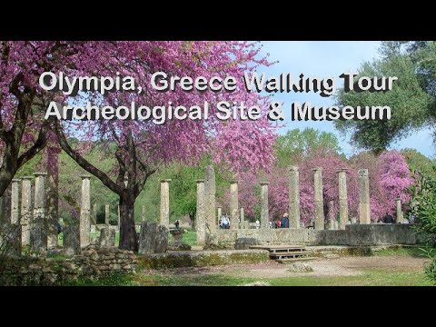 Olympia Greece Walking Tour -Archeological Site & Museum at Birthplace of Olympics