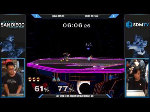 LSSD 112 - Zeo (Falcon) vs. Franz (Doc) - SSBM Losers Semifinals - Smash Melee
