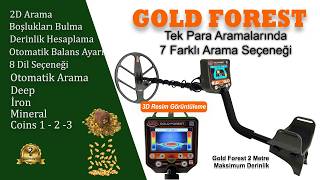 Görüntülü Gold Forest Altın Define Dedektörü