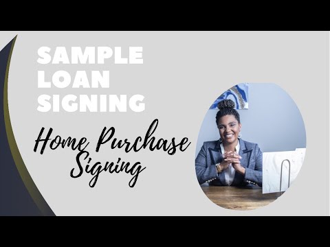 Purchase Package | Notary Signing Agent | Buyer’s Package Sample Signing