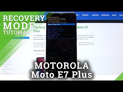 How to Open / Quit Recovery Menu in Motorola Moto E7 Plus – Boot Into Recovery Mode