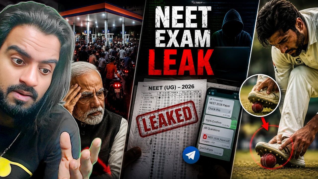 NEET 2026 Paper Leak, Petrol Pump Rush After Modi Speech, Shahenshah Afridi Ball Tampering Caught