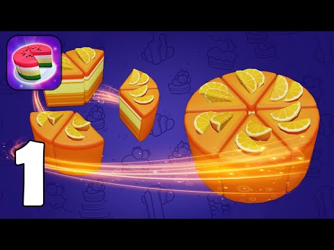 Cake Sort - Color Puzzle Game - Part 1 Tutorial - Gameplay Walkthrough (iOS, Android)