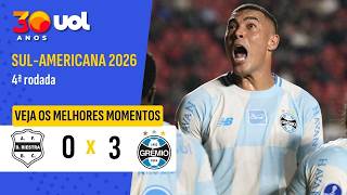 DEPORTIVO RIESTRA 0 X 3 GRÊMIO | MELHORES MOMENTOS | SUL-AMERICANA 2026