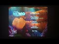 Finding Nemo Dvd Menu Disc 1