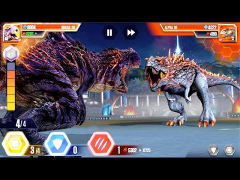 NEW PLAYABLE OMEGA 09 vs ALPHA 06 BOSS (JURASSIC WORLD)