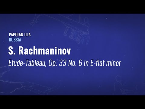 Sergey Rachmaninov - Etude-Tableau, Op. 33 No. 6 in E-flat minor | Papoian Ilia