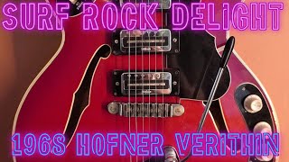 Video thumbnail for 1968 Hofner Verithin! Review and Demo by Boechler Guitars and Repair