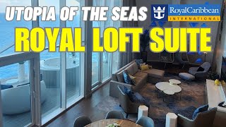 Royal Loft Suite Room Tour onboard Utopia of the Seas!