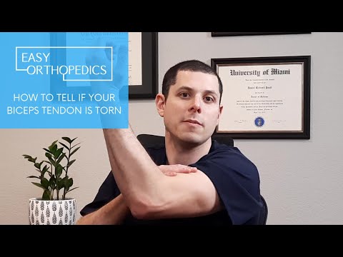 How to tell if your biceps tendon is torn