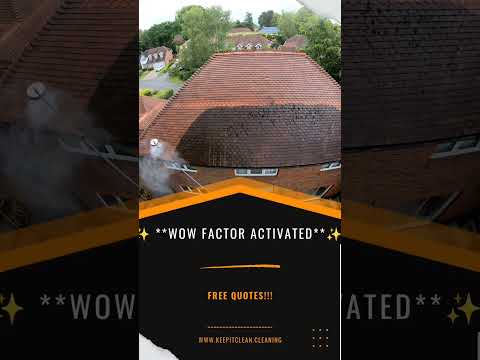 Wow Factor Activated” Lickey, B45 🔥#roofcleaning RoofCleaning