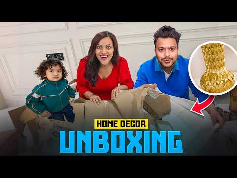 Unboxing HOME DECOR items in our NEW HOME 😊