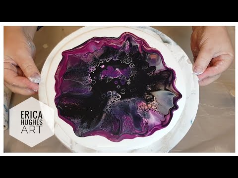 2 Bloom Blowouts / Chameleon / Acrylic Pouring Techniques
