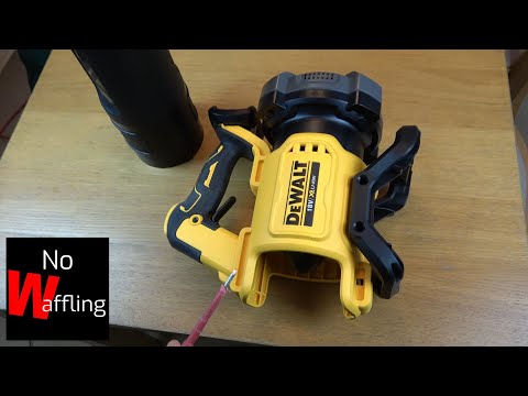 How to Take Off Remove Nozzle on DeWalt Leaf Air Blower - Beginners guide