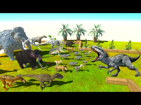 PREHISTORIC MAMMALS SAVE INFERNALS vs DINOSAURS PARKOUR - ARBS