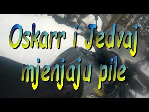 440.DEČKI ŽUTNICE - Oskar i Jedvaj mjenjaju pile