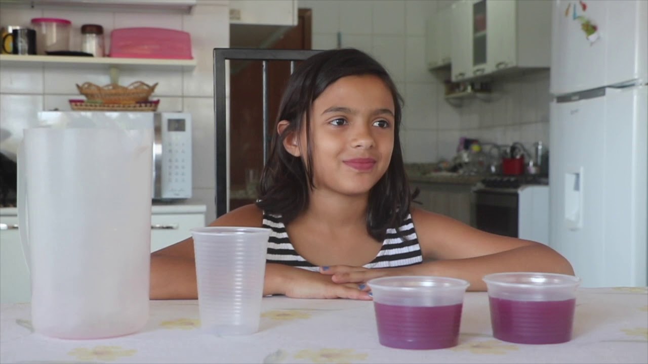 Experimento - Conservação de volume - Piaget