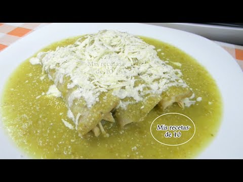 Receta Facil, Enchiladas Verdes