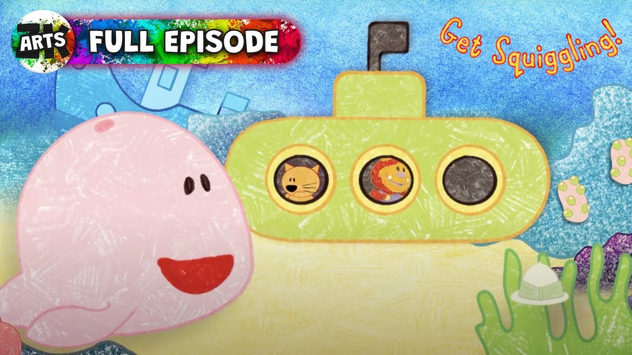 Squiggle a Jetty Over Water! - Get Squiggling - Art and Craft