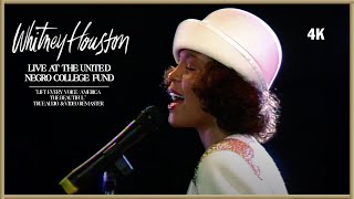 4K TRUE REMASTER│Whitney Houston Live at 1988 UNCF│Lift Every Voice/America The Beautiful
