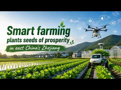 Smart farming plants seeds of prosperity in east China's Zhejiang
